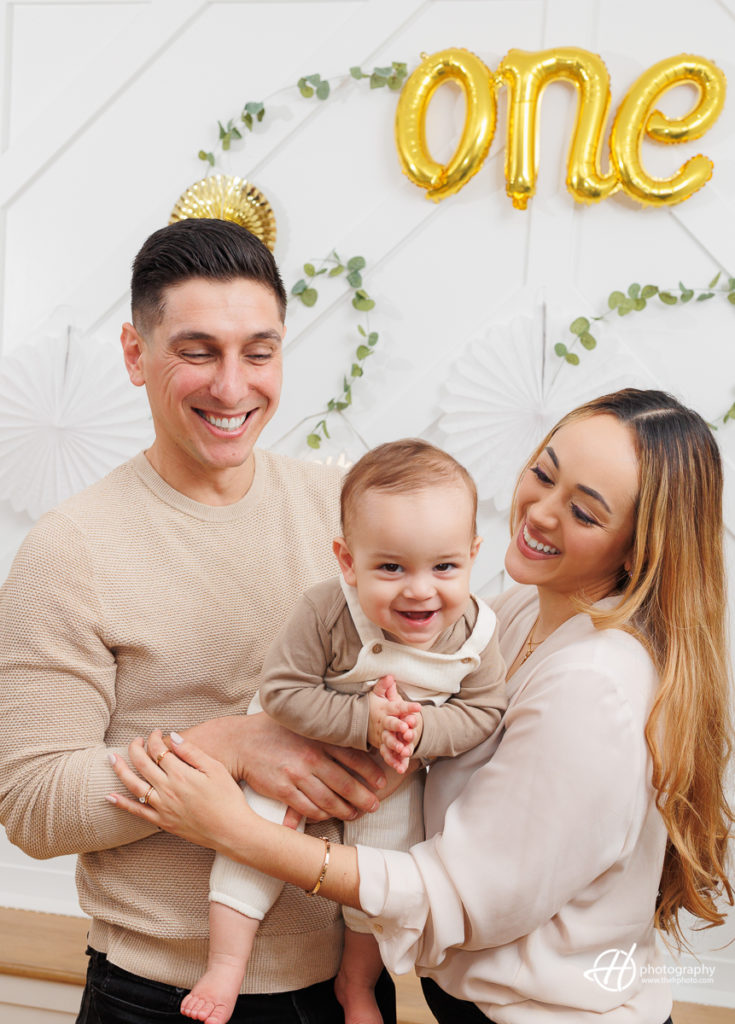 Tiago and his parents celebrating 1 year!