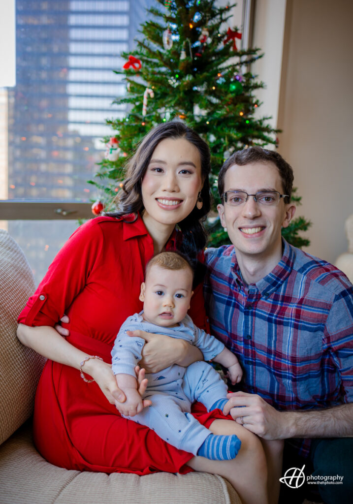 Christmas Family Photo in Chicago 