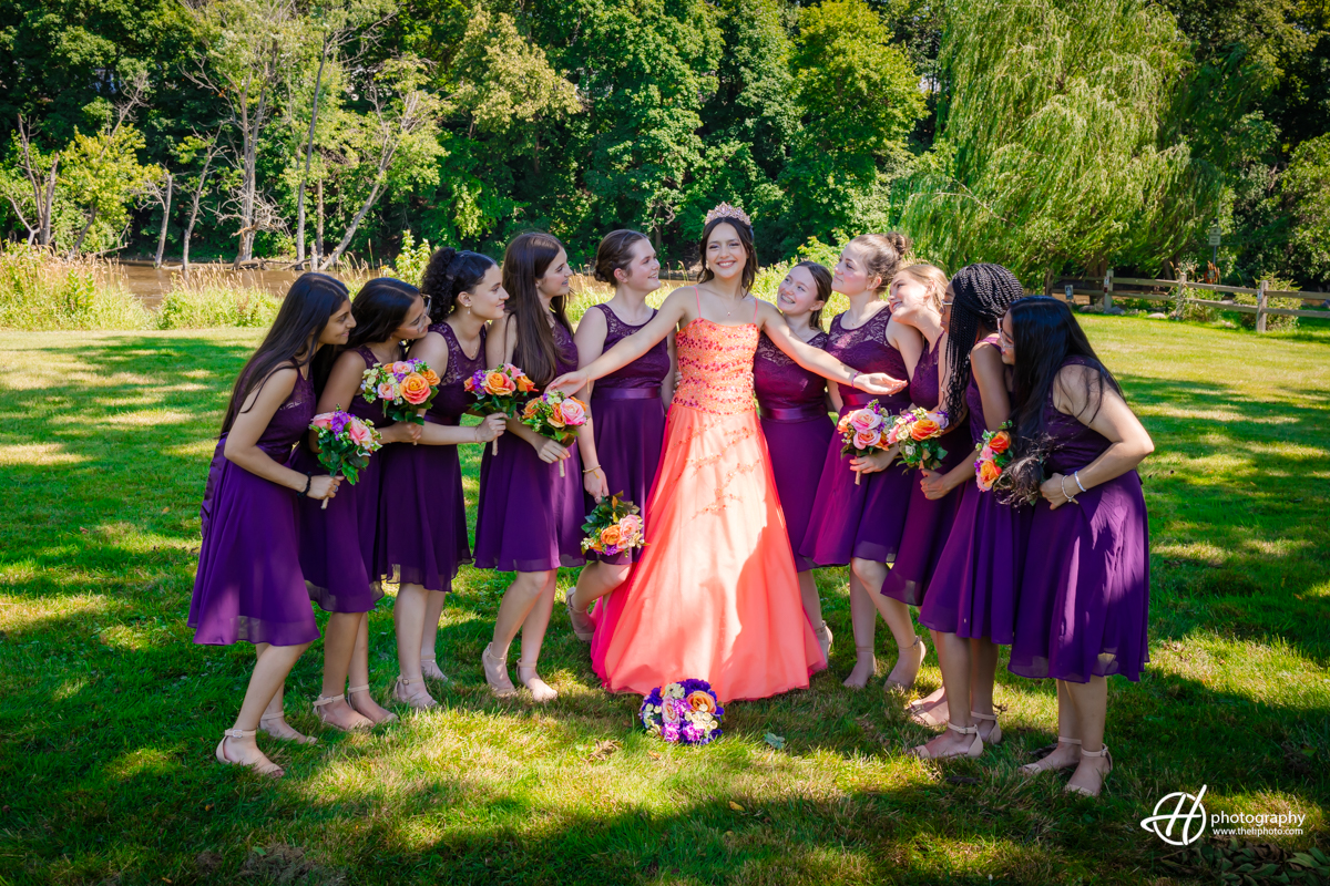 Quinceañera photos in Algonquin by the river 