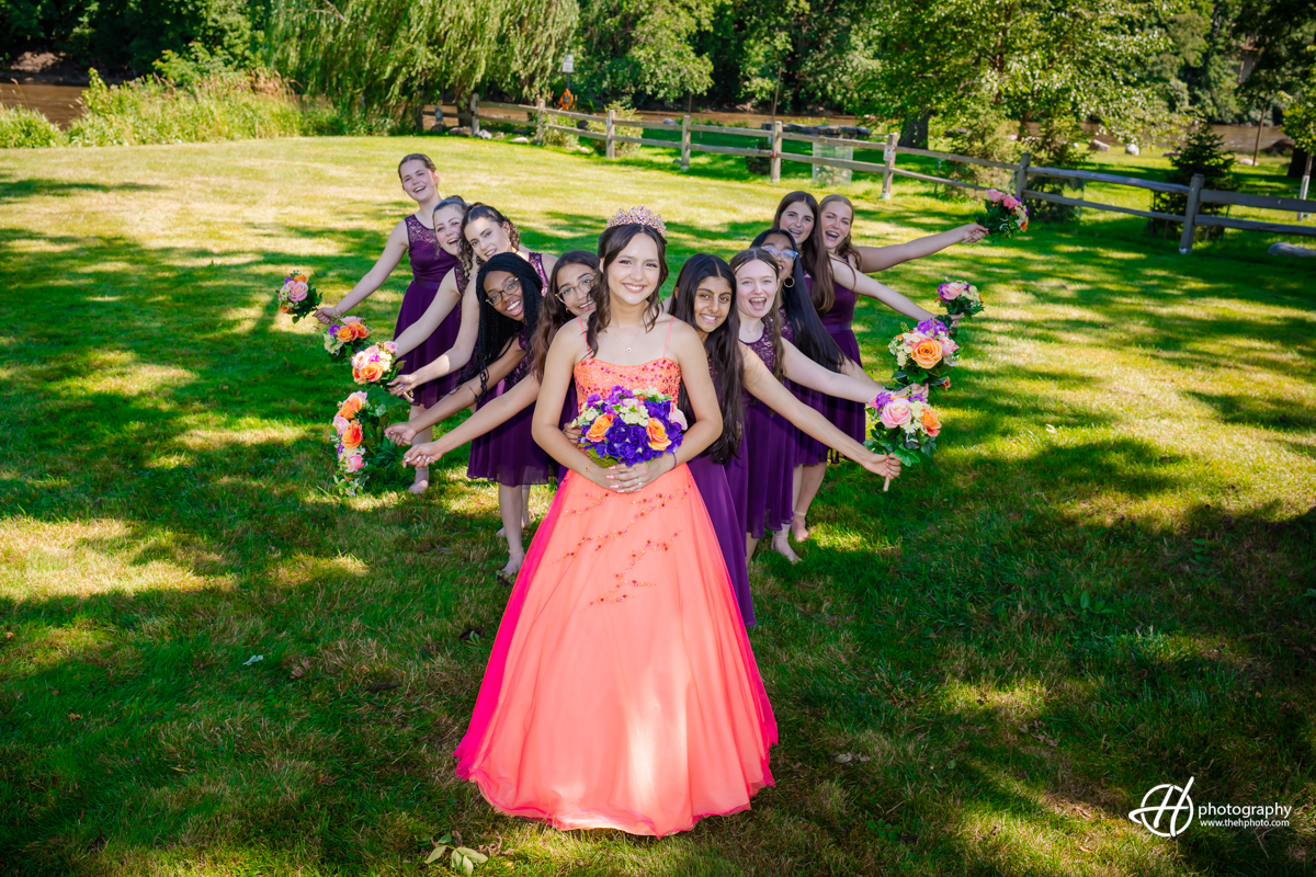 Quinceañera portraits in Cornish Park Algonquin 