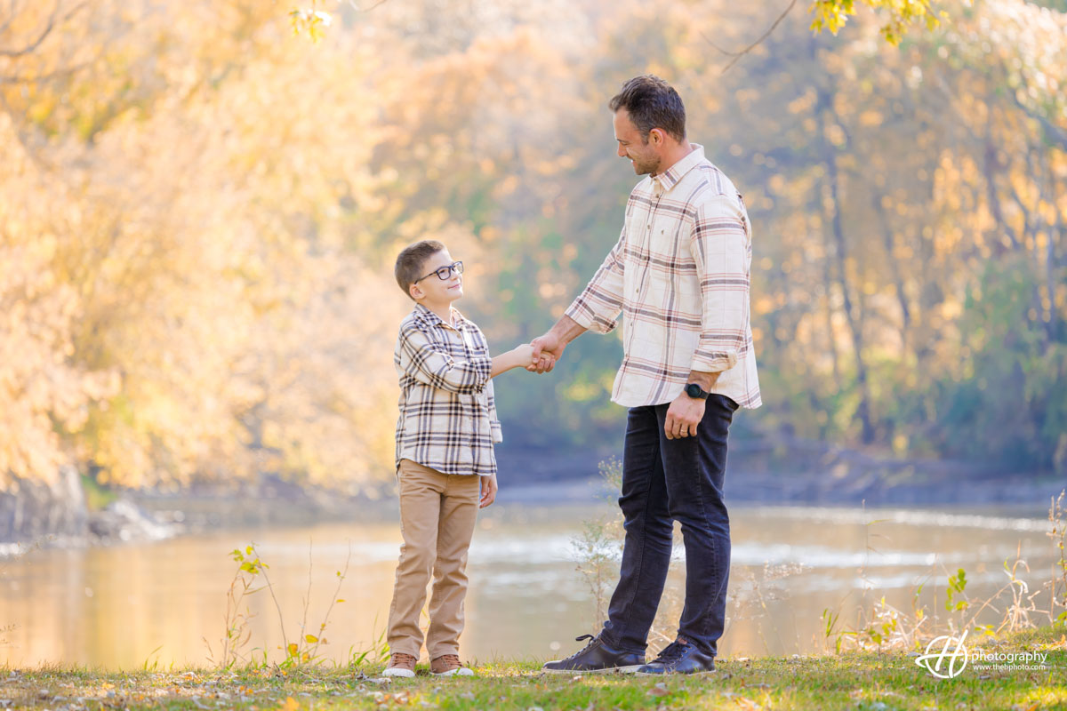 father son portrait 