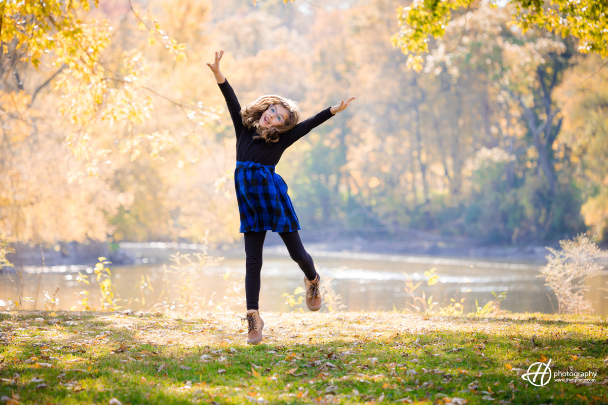 Gabriela doing dance poses 