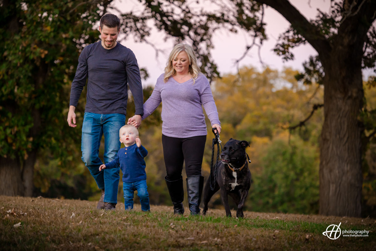 the dog was added to the family photos at Veteran Acres in Crystal Lake 