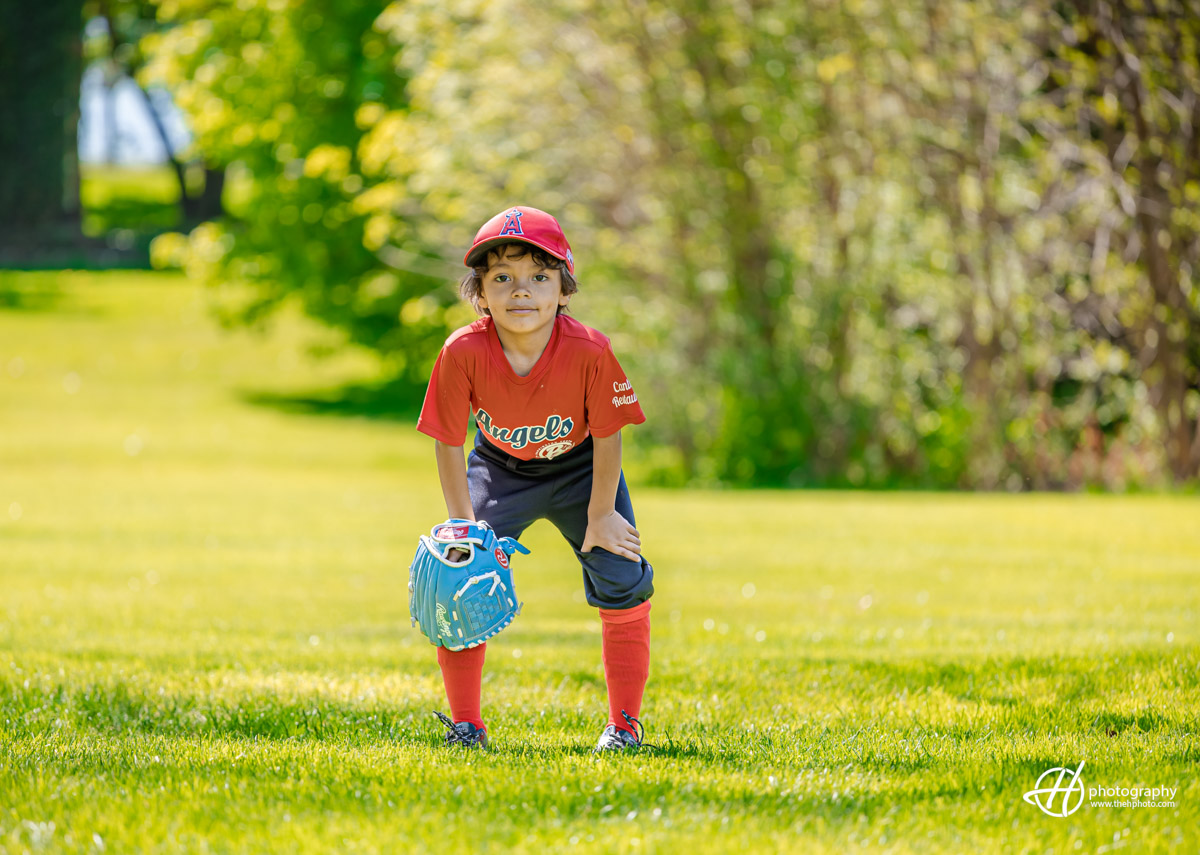 We ended the session on his baseball outfit
