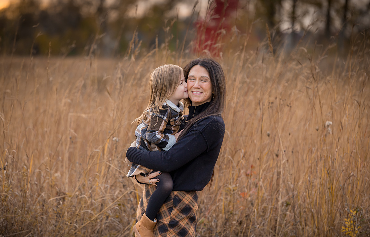 Dana and Charli in Hoffman Park 